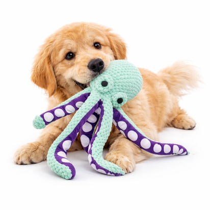 Calming Dog Plush Octopus Toy