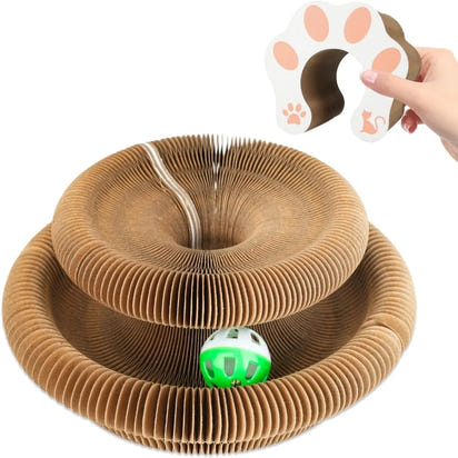Cat Accordion Toy Ball