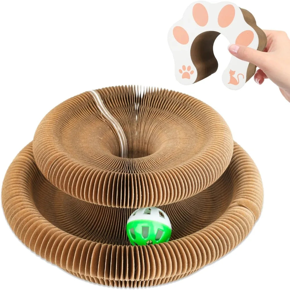 Cat Accordion Toy Ball