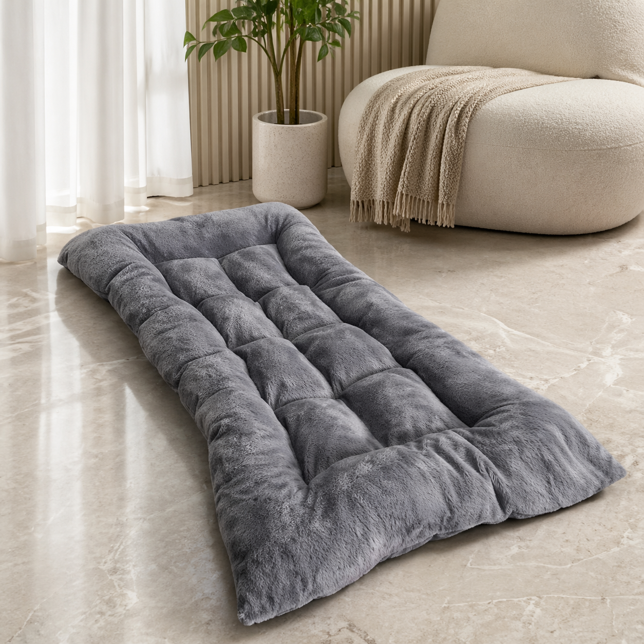 Plush Dog Bed Mat