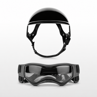TFL Dog Helmet and Dog Goggles