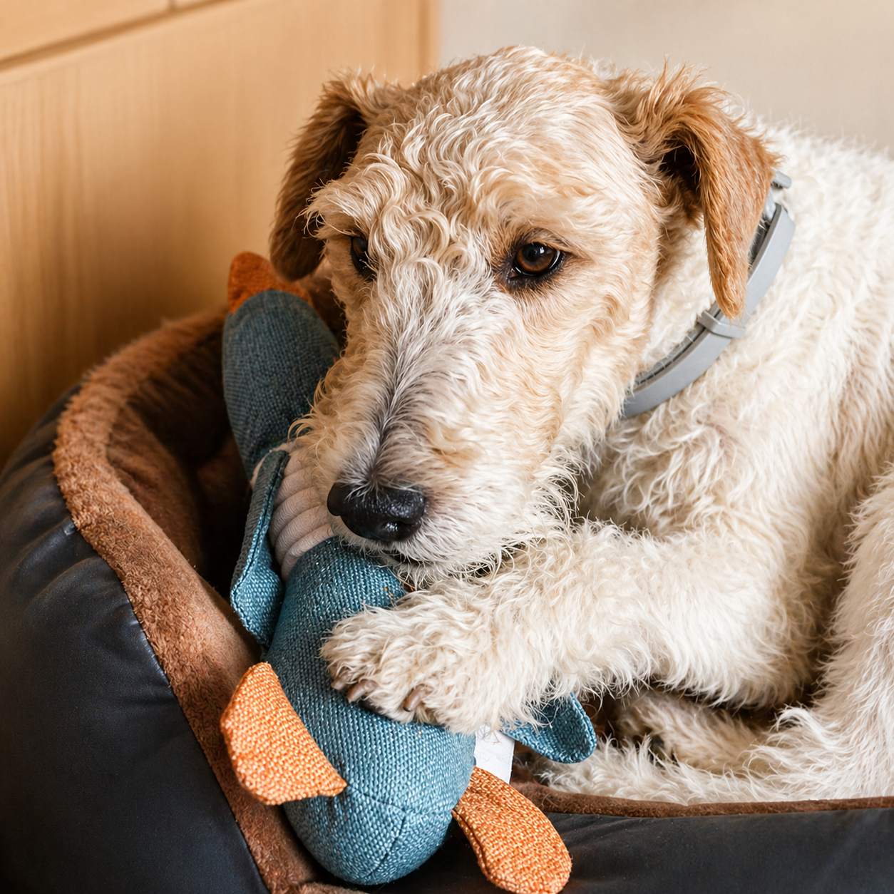 Durable Plush Goose Dog Toy