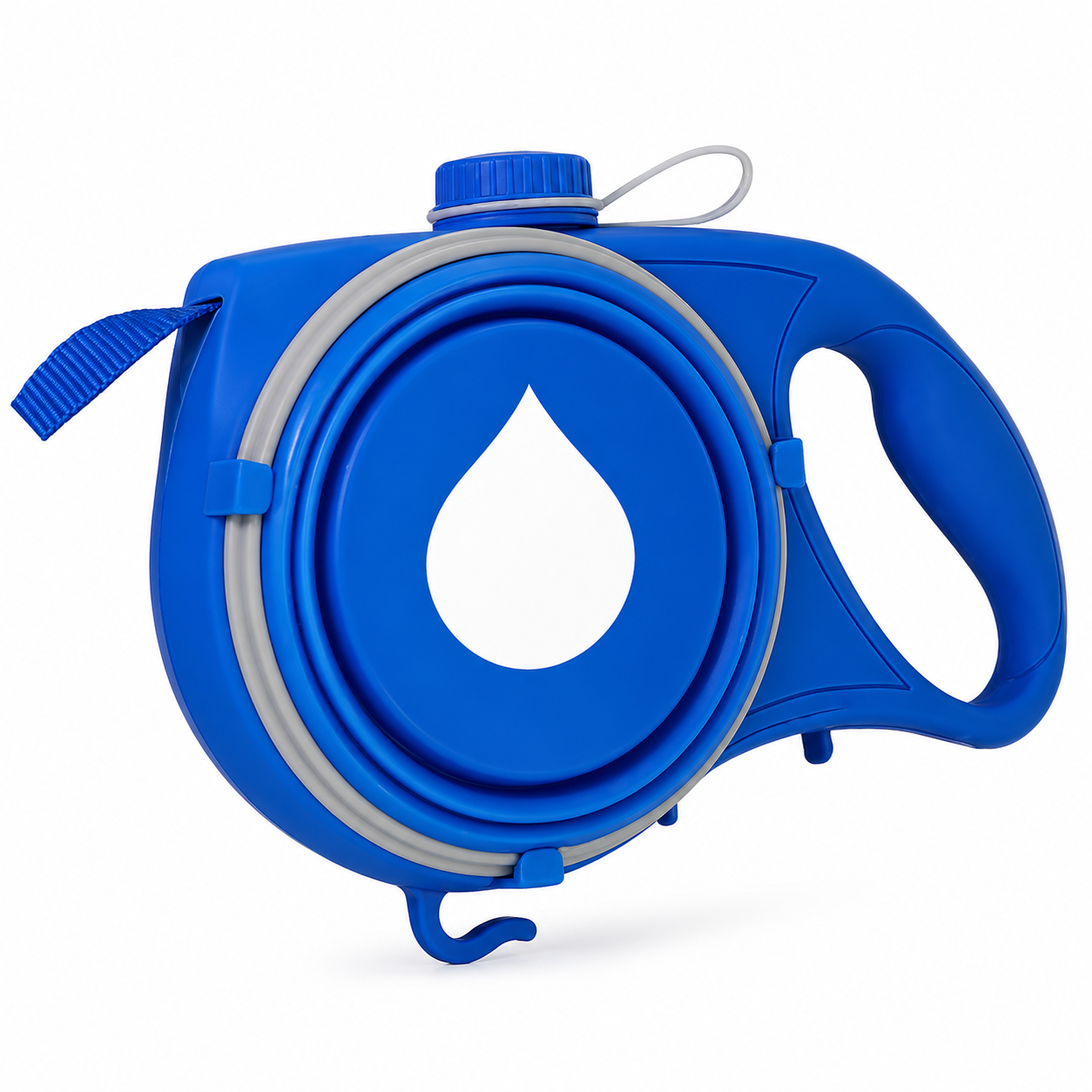 Retractable Dog Leash with Water Bottle & Waste Bag Dispenser
