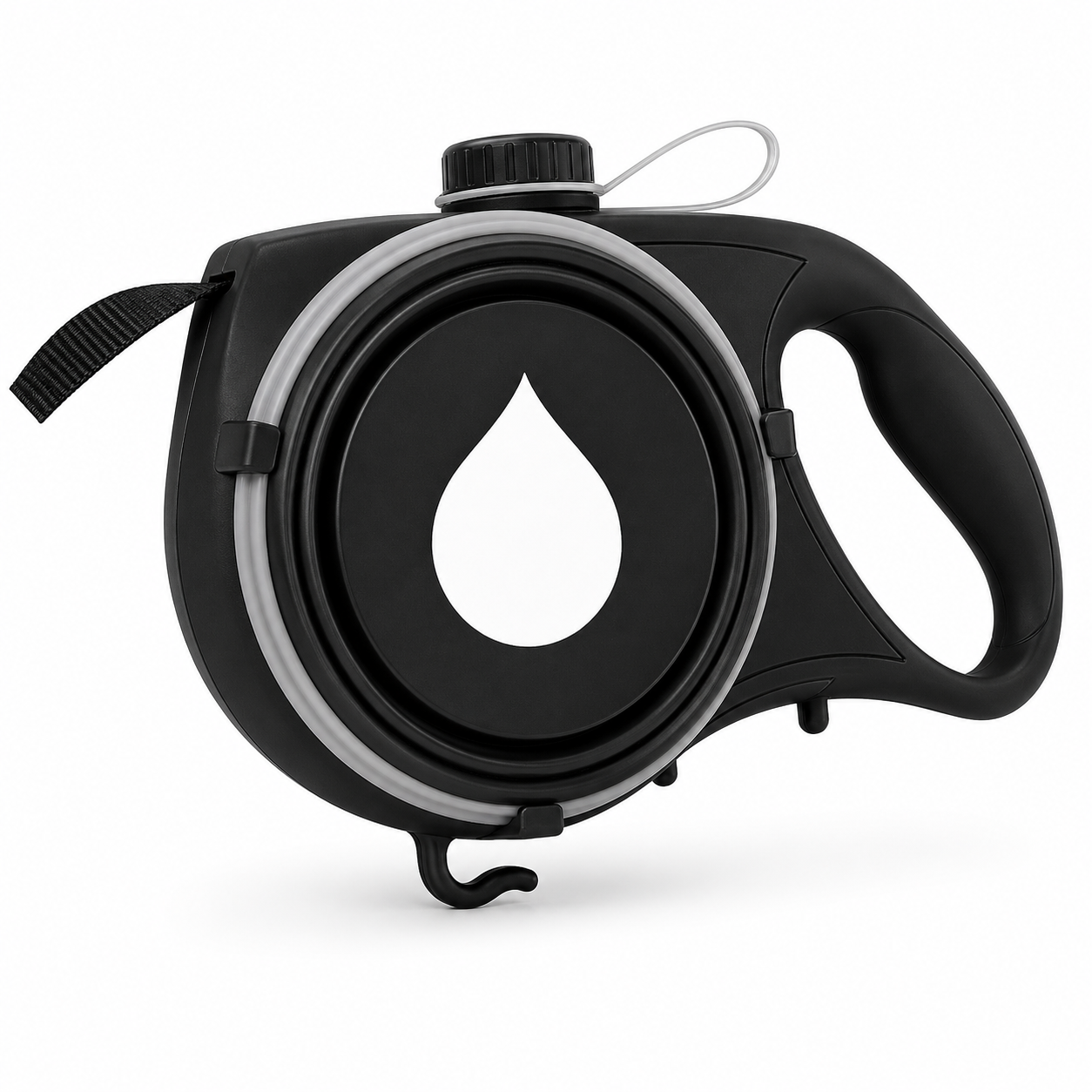 Retractable Dog Leash with Water Bottle & Waste Bag Dispenser