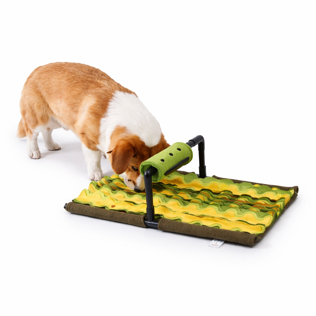 Dog Snuffle Mat - Interactive Feeding & Nose Work Puzzle Toy for Mental Stimulation