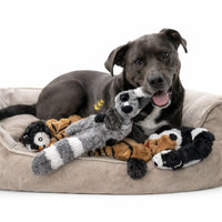 Plush Squeaky Dog Chew Crinkle Toy