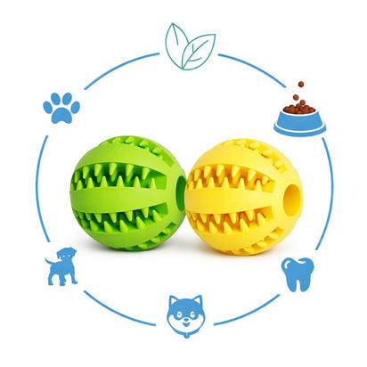 Dog Chewing Interactive Rubber Ball Toy