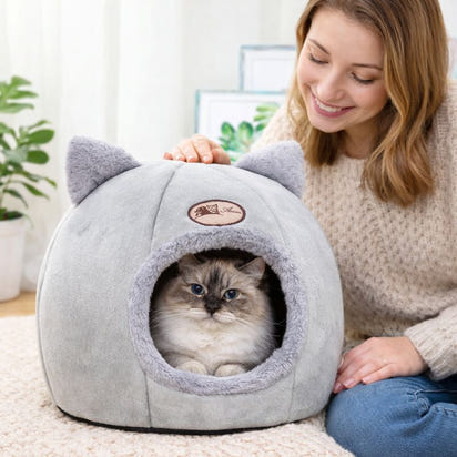 Cozy Cave Nest Cat Bed