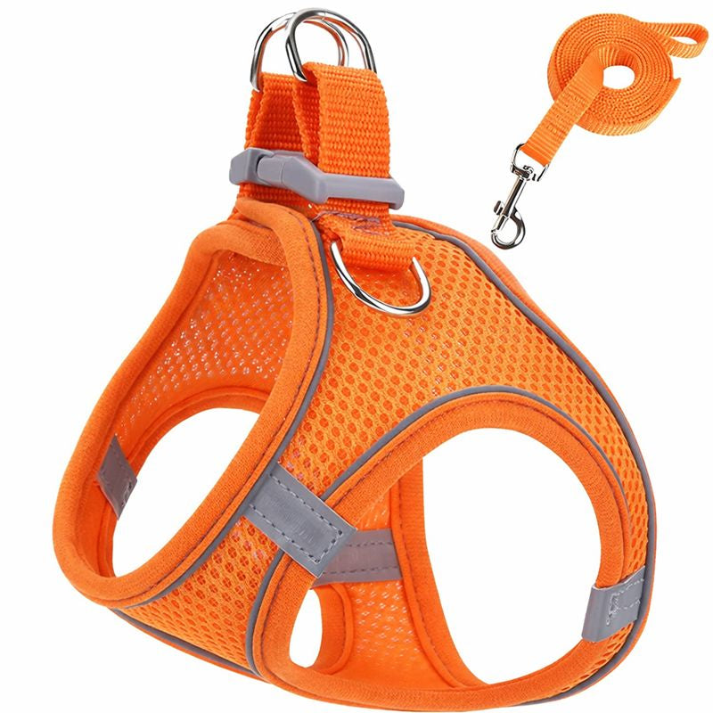 Cat Reflective Harness and Leash Set