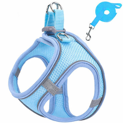 Cat Reflective Harness and Leash Set