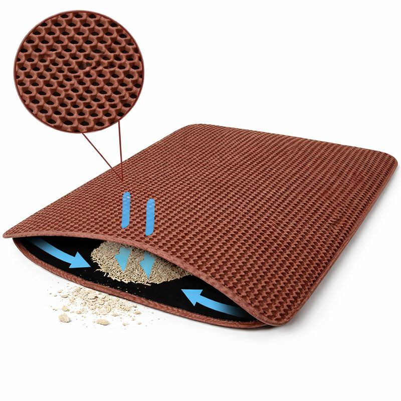 Cat Double Layer Waterproof Litter Mat
