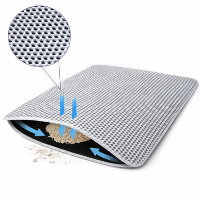 Cat Double Layer Waterproof Litter Mat