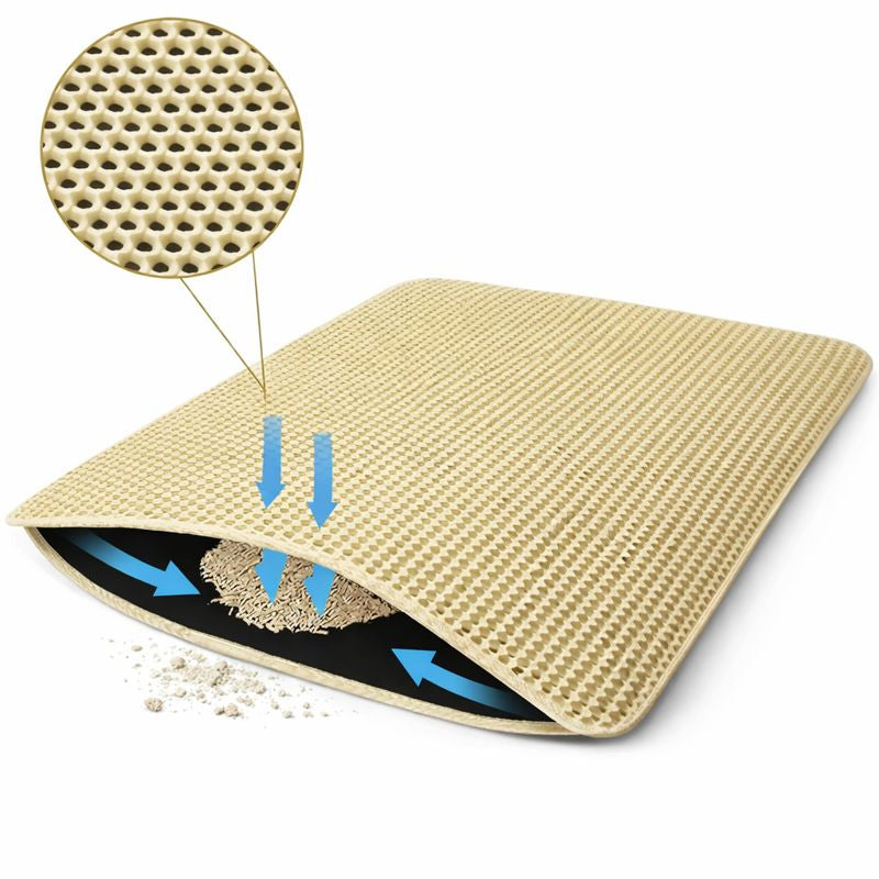 Cat Double Layer Waterproof Litter Mat