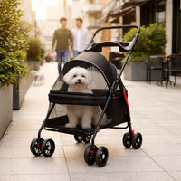 Foldable Lightweight Pet Stroller for Dogs & Cats