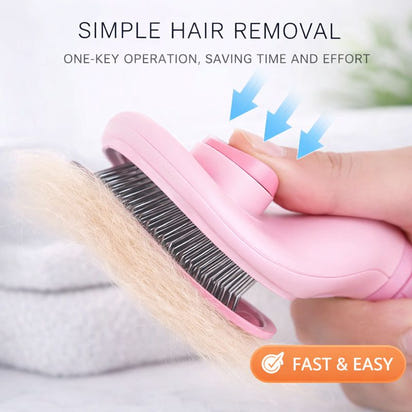 Pets Brush Comb Self Cleaning Hair Remover