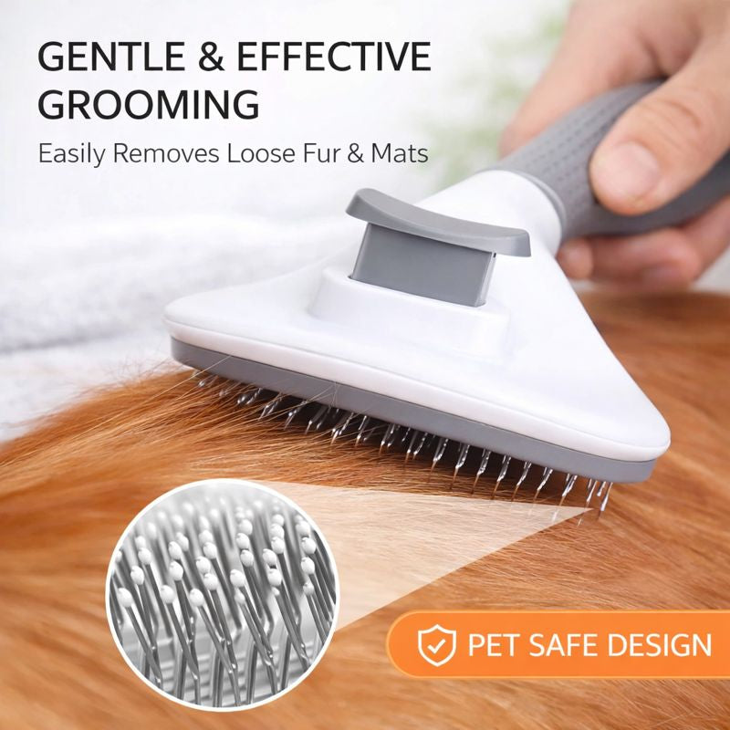 Pets Brush Comb Self Cleaning Hair Remover