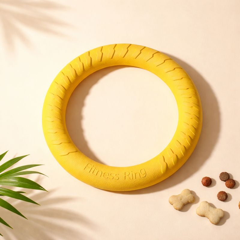 Dog Toy Bundle 4-Pack – Tough EVA Flying Disc, Ball & Tug Rope for Aggressive Chewers