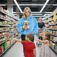 Unisex Pet Carrier Hoodie Plush Sweatshirt