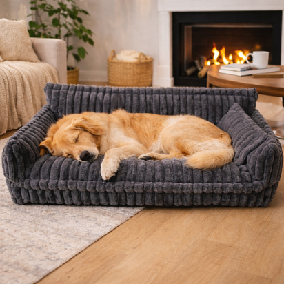 Large Washable Fluffy Orthopedic Soft Dog Pillow Sofa Bed
