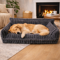 Large Washable Fluffy Orthopedic Soft Dog Pillow Sofa Bed