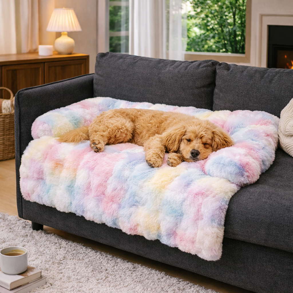 Calming Dog Bed Sofa Protector Pet Mat