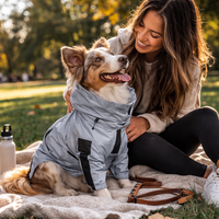 Reflective All-weather Waterproof Dog Rain Coat