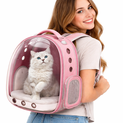 Breathable Cat Carrier Backpack – Airline Approved, Comfortable Travel Pet Carrier