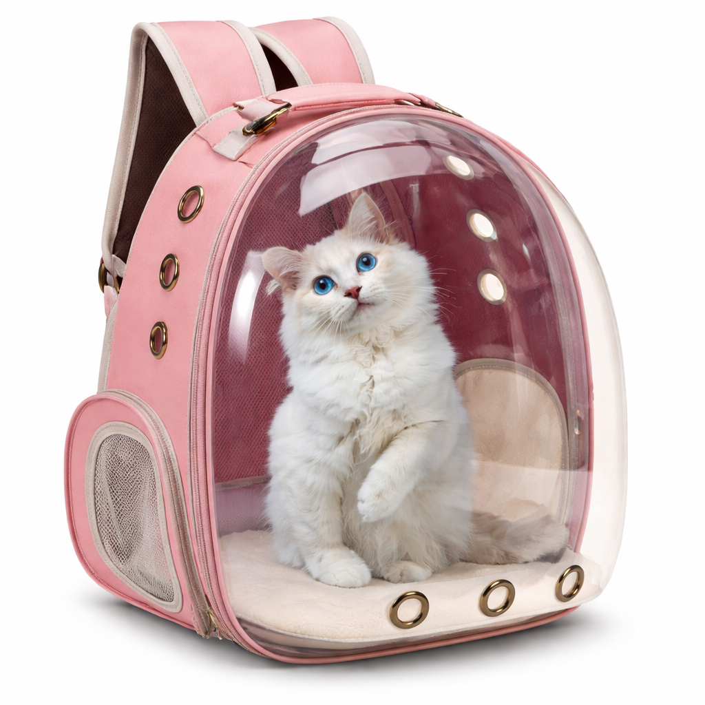 Breathable Cat Carrier Backpack – Airline Approved, Comfortable Travel Pet Carrier