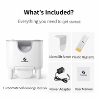 Automatic Self-Cleaning Cat Litter Box – Open-Top, Odor Control, Smart Safety Sensors