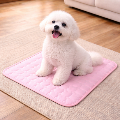 Dog Cooling Mat – Breathable Cooling Pad for Summer, Lightweight & Washable