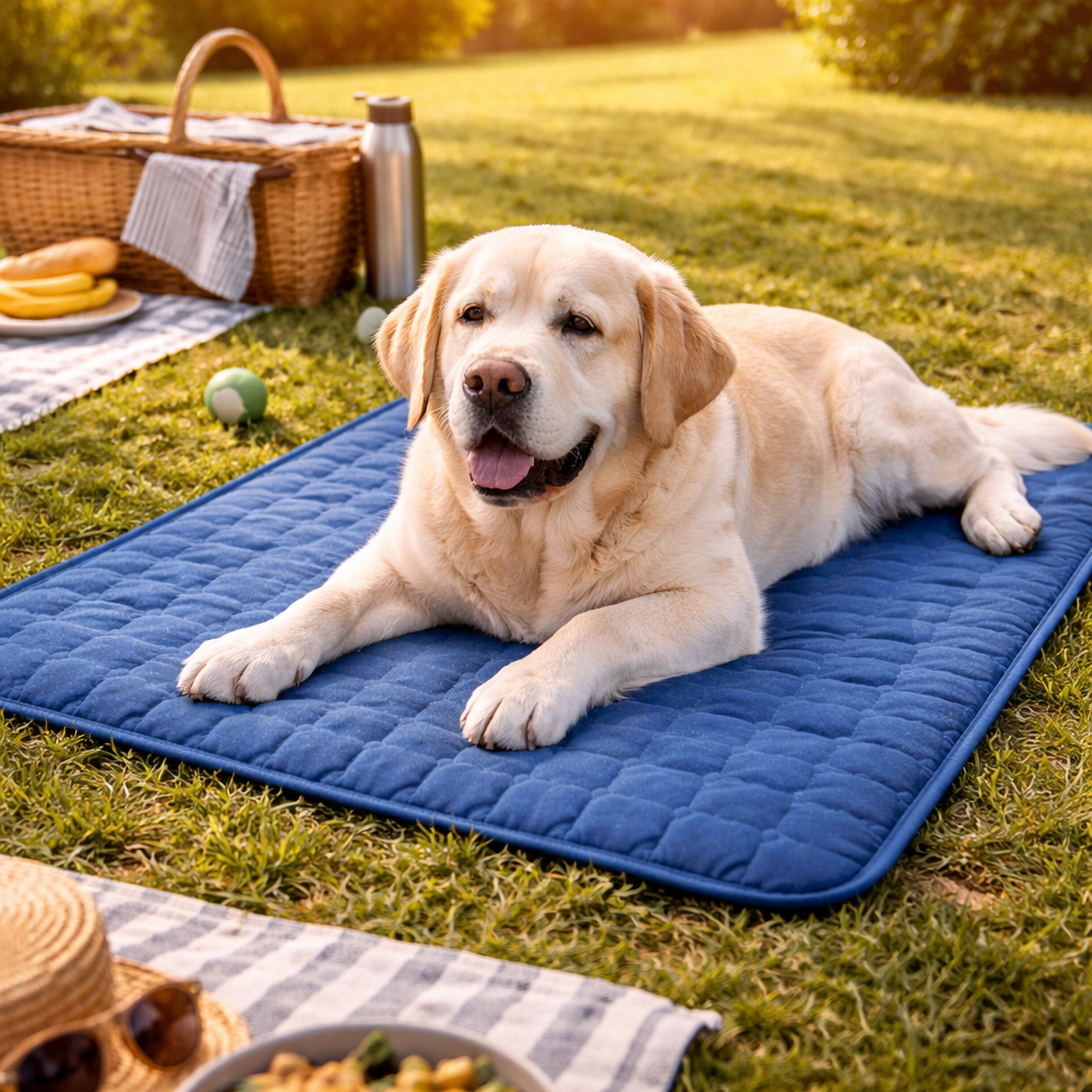 Dog Cooling Mat – Breathable Cooling Pad for Summer, Lightweight & Washable