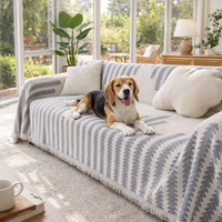Chenille Sofa Cover Throw – Non-Slip Couch Cover Blanket, Washable All-Season Protector