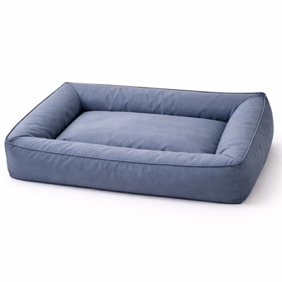 Orthopedic Dog Bed with Bolster - Waterproof Memory Foam Bed for Large Dogs