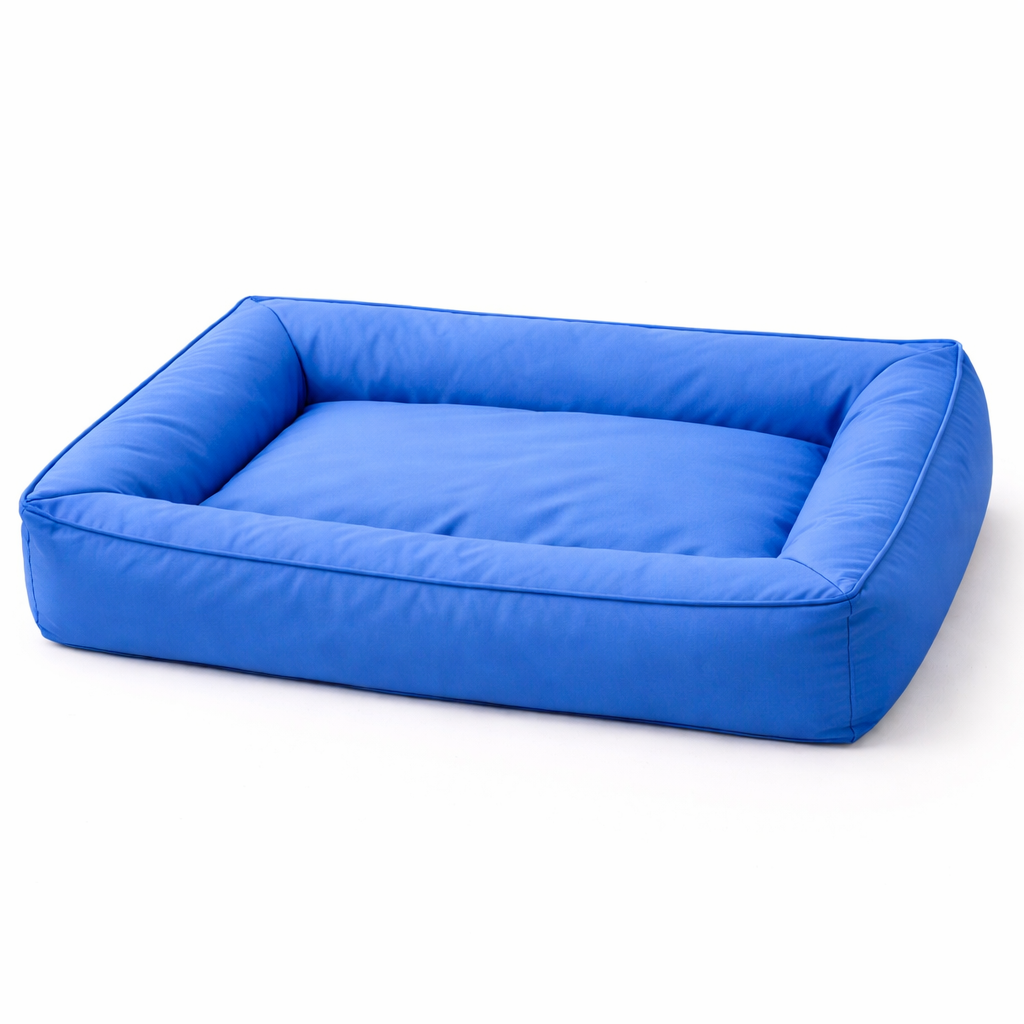 Orthopedic Dog Bed with Bolster - Waterproof Memory Foam Bed for Large Dogs