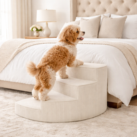 Orthopedic Dog Stairs for Couch - Non-Slip Foam Pet Steps