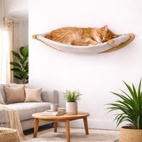 Wall-Mounted Cat Shelves & Steps -  Modern Cat Climbing Wall Set for Play, Rest & Lounge