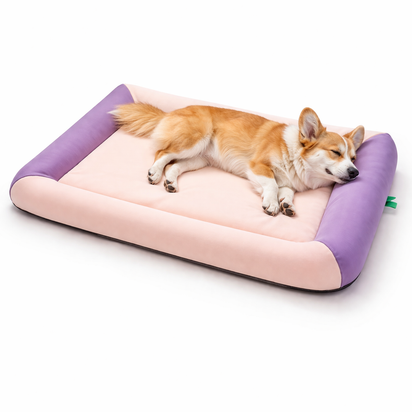Cooling Dog Bed - Waterproof Summer Pet Bed with Raised Edges