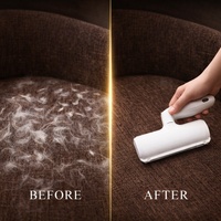 Pet Hair Remover Roller - Reusable Fur Remover for Dog & Cat Hair with Self-Cleaning Base