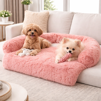 Calming Dog Sofa Cover Bed -  Soft Plush Furniture Protector for Couch & Bed