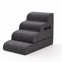 Orthopedic Dog Stairs -  Soft Non-Slip Pet Steps with Gentle Ramp