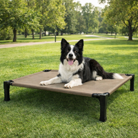 Premium Elevated Cooling Dog Bed – Breathable Raised Mesh Pet Cot