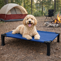 Premium Elevated Cooling Dog Bed – Breathable Raised Mesh Pet Cot