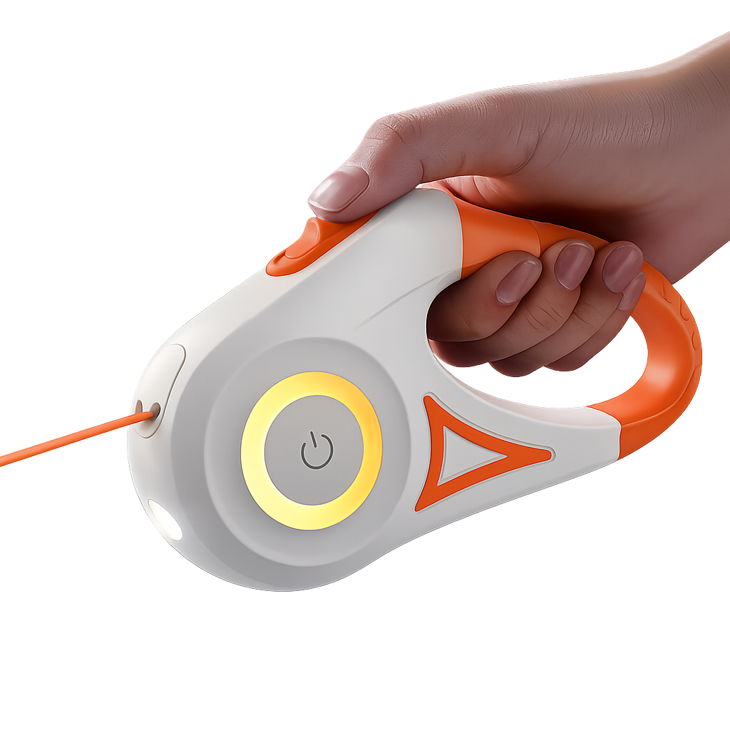 LED Retractable Dog Leash 5m