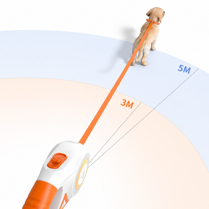 LED Retractable Dog Leash 5m