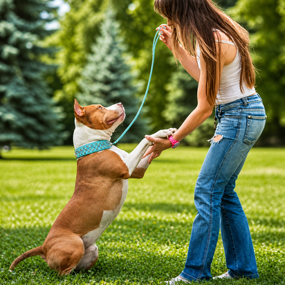 Spiked Faux Dog Collar & Leash Set