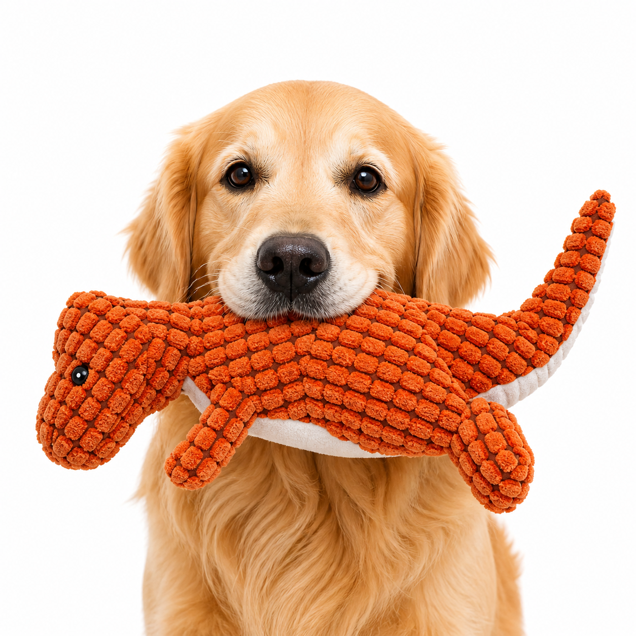 Indestructible Plush Dog Toy for Aggressive Chewers