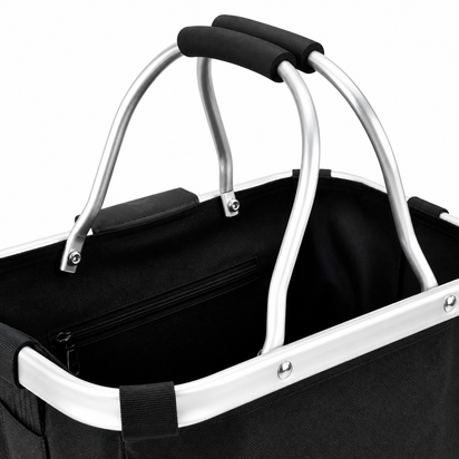Foldable Dog Bike Basket Carrier for Small Cats and Dogs