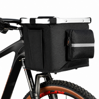Foldable Dog Bike Basket Carrier for Small Cats and Dogs
