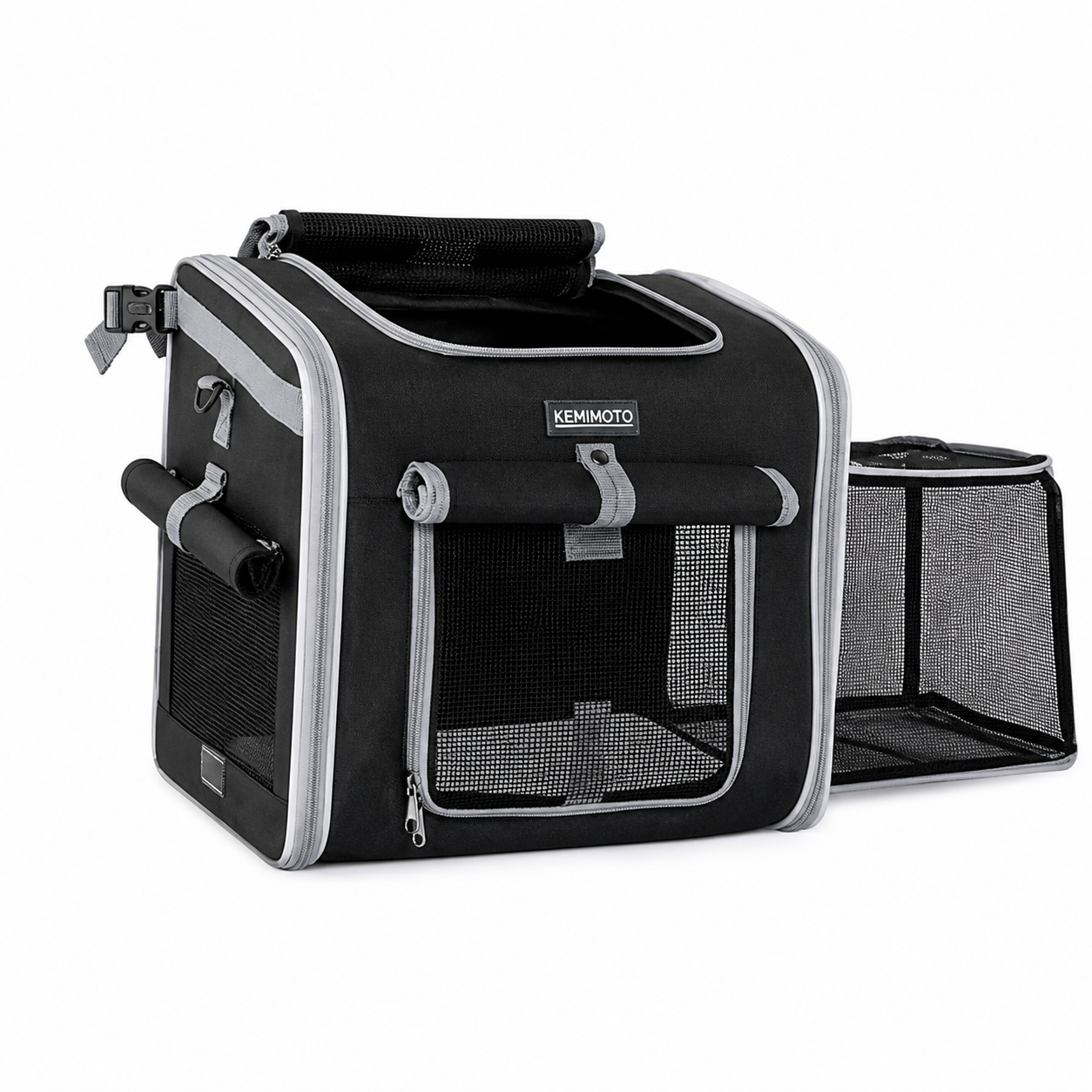 Expandable Dog Bike Basket Carrier for Small Pets
