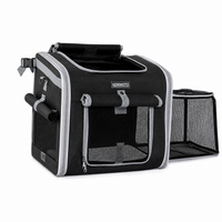 Expandable Dog Bike Basket Carrier for Small Pets